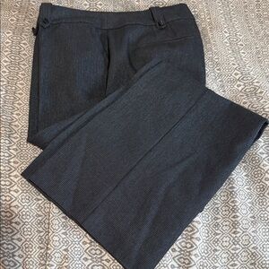 Navy Textured Pants Loft Julie Trouser